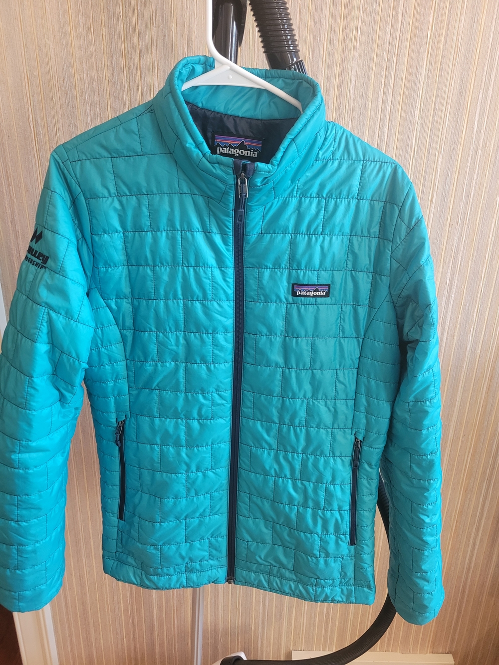 Patagonia Nano Puff Teal Quilted PrimaLoft Insulated Puffer Jacket Large